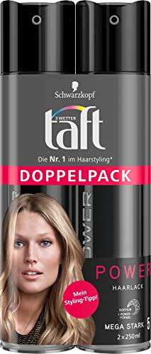 3 Weather Taft Hair Lacquer Double Pack Power Mega Strong Hold 5 500 ml