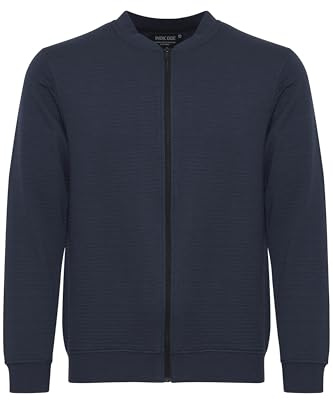 Indicode Bronte Herren Sweatjacke Cardigan Jacke, Größe:XL, Farbe:Navy (400)