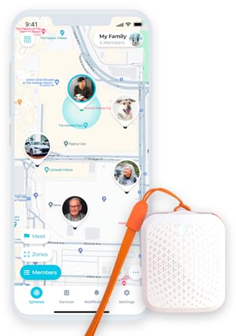 Tack GPS [Lowest Monthly fee| 30 Days Battery Life| FCC Certified] -Child, Kids, Pet, Dog, Cat, Elderly, Alzheimer, Car, Vehicle, Bike, Personal Tracking Device. GPS +WiFi +Cellular
