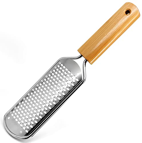 Premium Fußfeile Hornhautentferner für Fußpflege (Groß) Hornhautraspel für Hornhaut Entfernung, Dicker Kallus and Hühneraugen Entfernen, Fußfeile für Nasse und Trockene