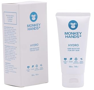 Monkeyhands Hydro Grip Booster - Reparierende und feuchtigkeitsspendende Handcreme | Nährstoffreiche Formel für sehr trockene, rissige Hände | Vegan, ohne Parabene und Petrolate | 50ml