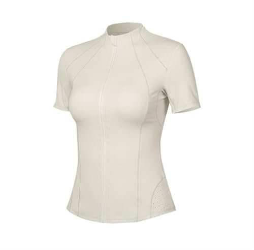 MATRIXX Fahrradtrikot Damen, Rennrad Fahrradbekleidung, Ideal Geeignet für Radsport, Kurzarmtrikot(Beige,M)