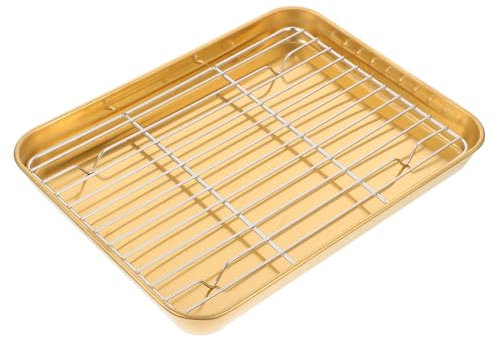 ABOOFAN Griglia per Utensili da Forno Telaio in Acciaio Inossidabile per Uso Alimentare Teglia da Forno Sicura per La Cottura in Famiglia