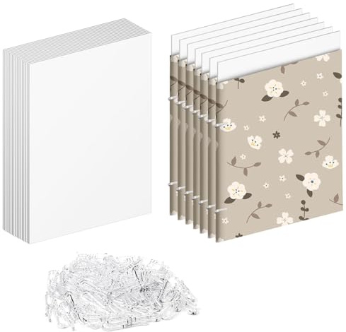 Lot de 50 planches de rangement en tissu épais de 21,6 x 27,9 cm et pinces crocodiles en plastique transparent en forme de U pour plier, ranger et lisser le tissu et le tissu, planches arrière style