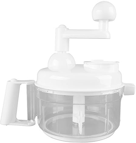 TUKRPQMRI Robot culinaire Manuel Hachoir à légumes Blanc broyeur Complet Dispositif de Coupe Fonctionnel Type de secousse à la Main légume for légumes gingembre/186