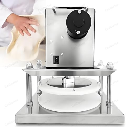 Máquina eléctrica de prensa de masa de pizza para el hogar, restaurante, panadería, para hacer pasteles y pasta sin esfuerzo