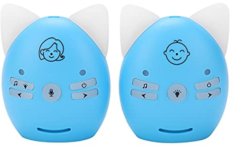 Luocute Digital Audio Baby Monitor med Two Way Talk Night Light (100 240V) | FHSS Anti Interference, 200300m öppen Räckvidd, 10 Nivåer Volym, ABS-material, Kompatibel med Småbarnsrum
