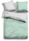 TOM TAILOR 0069600 Bettwäsche Garnitur mit Kopfkissenbezug Baumwoll-Satin 1x 135x200 cm + 1x 80x80 cm mint