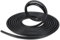 TRIXES 5M U Portière de Voiture Protecteur - Protecteur pour La Porte de Voiture en Caoutchouc - Installation Facile - Bande de Garde - Noir