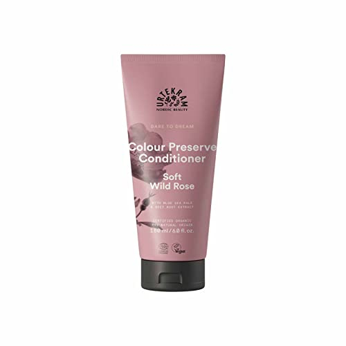 Urtekram Conditioner - Colour Preserve - Wild Rose - 180 ml, Vegan, Organic, Natural Origin