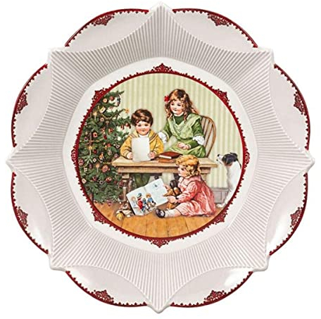Villeroy & Boch 14-8332-3632 Gebäckteller, Porzellan, Weiß/Bunt