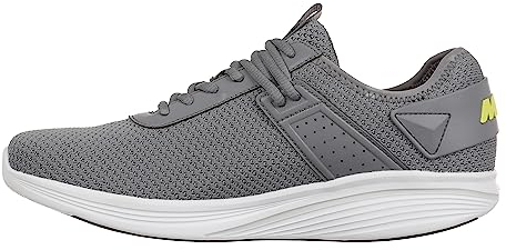 MBT Baskets MYTO M pour homme, semelle lâche, niveau 2 - Effet bascule : moyen, gris, 44 EU