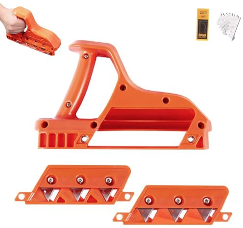 IbdrY Rabot À Main Outil De Coupe pour Plaques De Plâtre,raboteuse,Lame pour Rabot électrique,Outil de Travail du Bois de chanfrein à Main pour plaques de plâtre