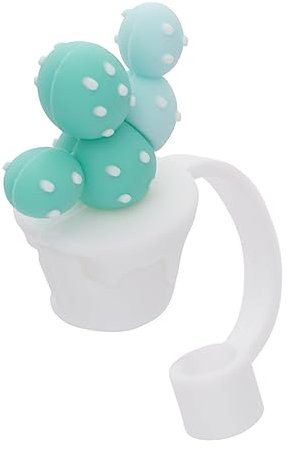 TOPBATHY Straw Plugs for Drinks 2 Pcs of Silicone Straw Covers Sealing Effect for Parties