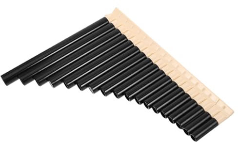 VINTORKY Panflöte Übungsinstrument Traditionell Musikinstrument Für Anfänger Spielen Tragbar Flöte Pan Bausatz Student Musical Lernen Lehren Anfänger Pip Wind