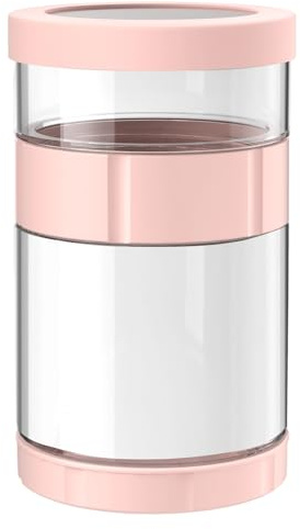 alloneslife Contenitore per sottaceti in vetro a due parti con cestello rimovibile a prova di perdite Base antiscivolo Ampia apertura Vaso per fermentazione Contenitore per decapaggio con filtro
