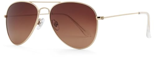 JOOX Gafas de Sol Piloto Polarizadas Unisex, Ultraligeras Bastidor Metálico, Protección UV400, Para Conducir Deporte Viaje