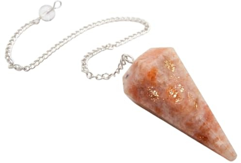 Vacker solsten 6 fasetterad pendel kristall helande Reiki FENG shui gåva välbefinnande fred meditation metafysisk ädelsten andlig kärlek skyddande styrka energi