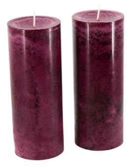 Adventljus/kranljus/stumljus (Safe Candle) – stort urval – adventkrans/julkrans/julljus (Erika, XL & slim: Höjd 18 cm/Ø 7 cm – 2 stycken)