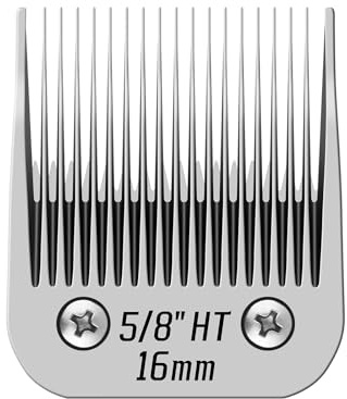 10# Abnehmbare Fellpflege-Klingen für Haustiere, kompatibel mit Andis, Oster A5, Wahl KM Series Haustier-Schermaschine mit hitzebeständigem Tier-Edelstahl-Aufsteck-Kamm (Größe 0,3 cm, 0,6 cm, 0,95 cm)