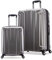 Samsonite Endure 2 Piece Hard Suitcase Set Silver Expandable, TSA Lock, USB port, 360° Rotate
