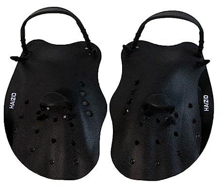 Schwimmhandschuhe für Kinder - Verstellbare Silikon-Schwimmhandschuhe für Kinder - Tragbare Schwimmausrüstung für Erwachsene mit Drainagelöchern, wiederverwendbare Schwimmhilfen für Training Ventdouce