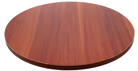 PartyKindom Runde Holztischplatte aus Massivholz 40cm Durchmesser Einfache Pflege Minimalistisches Design für Kleine Esszimmer und Runde Esstische