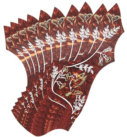 Pickguard för akustisk gitarr, 10-pack, självhäftande gitarrplockningsskydd, anti-repskydd, anti-repskydd, gitarrtillbehör, reservdelar