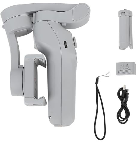 Smartphone Gimbal Stabilizer Kit, Face Object Tracking Foldbar 3 Axis Handhållen Telefon Gimbal för Telefoninspelning