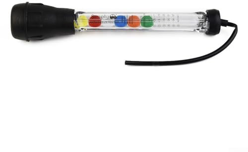 Tester antigelo per liquidi refrigeranti per veicoli, include tabella di temperatura di facile lettura con dischi colorati