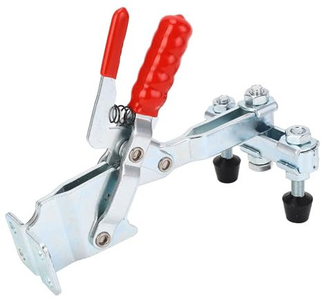 Oumefar Double Head Vertical Toggle Clamp Dual Press Head Vertical Clamp with 227kg Clamping Force for Vibration Machinery Tooling Fixture