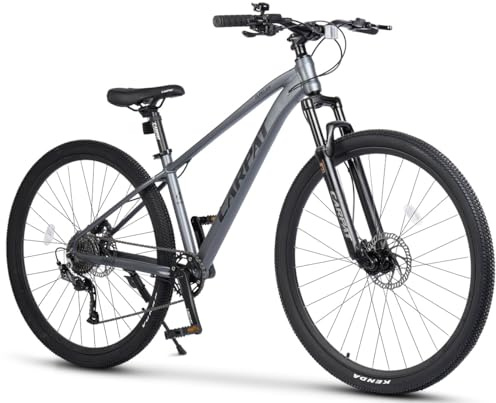 Generisch MTB Hardtail per adulti da 29 pollici con cambio a 1 x 9 marce, bicicletta all-terrain, con freni idraulici e sospensioni da 80 mm per escursioni fuoristrada