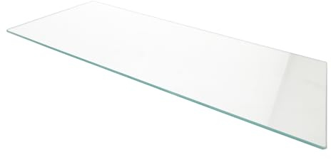 sparefixd Ripiano in vetro per frigorifero e freezer, larghezza 400 x profondità 185 mm, per stufe
