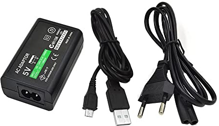 CHILDMORY Adaptateur d'alimentation Secteur Cordon d'alimentation Prise EU pour PS Vita 2000