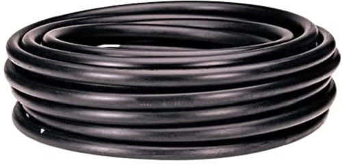 Irritec Tubo Diametro diámetro 20 PN6 Irrigazione Polietilene 25 Metri per Giardino Acqua Orto, Nero