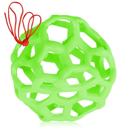 Rumyve Rabbit Hay Feeder Ball,Rabbit Guinea Pig Hanging Hay Feeder Ball,Treat Ball Toy,for Small Animals Pet Hamster Rabbit