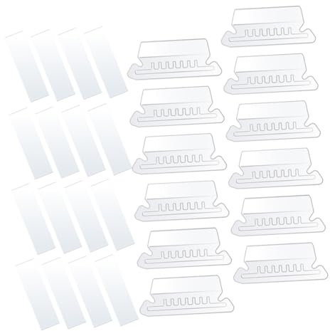 NUOBESTY 1 Satz Pvc Etikettenhalter Für Ordner Etiketten Abnehmbare Aktenordner Register Aktenordner Marker Aktenregister Bürobedarf Hängeordner Register Hängeregister Register Und