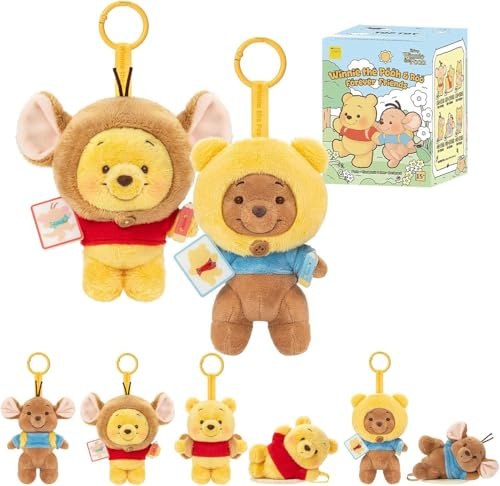 MINISO Disney Winnie The Pooh and Roo's Good Friends Series Pendant Blind Box 1pc Random,Birthday Gift