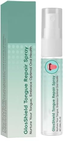 Spray para la Lengua Fisurado Oral,Spray para el Cuidado Bucal,Tratamiento para Aliviar la Lengua Spray,Limpiador Lengua,Spray Hidratante para la Boca Seca