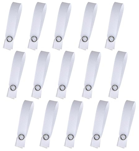 Solvio 15 Pcs Towel Clips for Hanging, Tea Towel Hanging Clips with Pin Button Closure, Multipurpose Sewing Clips and Duvet Clips to Keep Duvet in Place, Towel Hanger and Storage Hooks