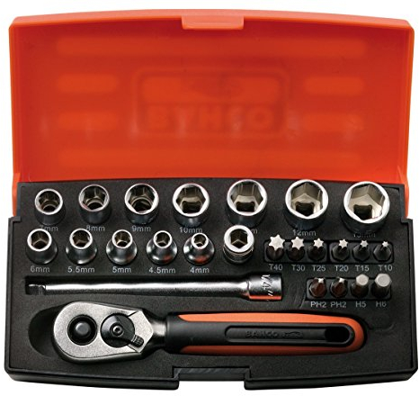 Bahco 1/4 Socket Set - SL25