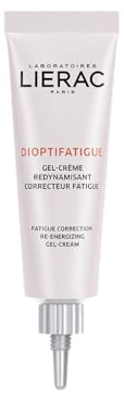 Lierac Dioptifatigue Gel Crema Contorno Occhi Anti Fatica con Peptidi Anti Luce Blu, per Tutti i Tipi di pelle, Formato da 15 ml