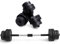 COSTWAY 2 in 1 Hanteln Set 30 kg, 2 er Set Kurzhantel & Langhantel verstellbar, Hantelset Dumbbell Set mit Verbindungsrohr für Krafttraining, Fitness, Home Gym