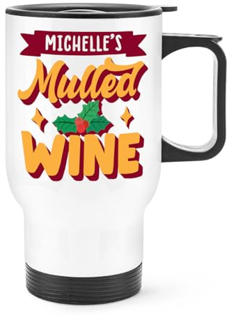 Gift Base Tazza da viaggio personalizzata per vin brulè con manico
