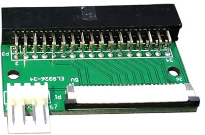 Ukbzxcmws USB to 34Pin 26Pin Floppy Drive Converter Cable 1.0MM FFC/FPC 34P to 26P USB to FLOPPY Disk Drive Connector