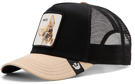 Goorin Bros The Amigo Perro Negro Beige Gorra de Camionero Ajustable