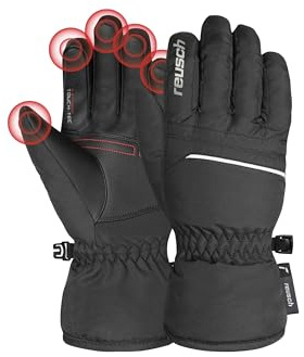 Reusch Junior Glove All Finger Touch varm, vindtät och ventilerande vinterhandskar fingerhandskar skidhandskar för barn ungdomar unisex pekskärmskompatibel