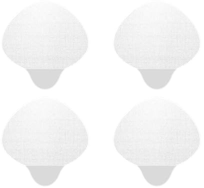 Protector de agujero para el dedo (PREVENTOR DE AGUJERO DEL DEDO GORDO) Parches autoadhesivos para reparar y prevenir agujeros en el dedo gordo. Para zapatillas y zapatos con malla. [Blanco, 4 piezas
