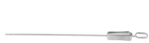 ANDRESLAD Soporte De Pinchos De Acero Inoxidable Para Barbacoa Herramienta Para Colgar Pinchos De Parrilla Reutilizable Ideal Para Picnic y Asados Al Aire Libre