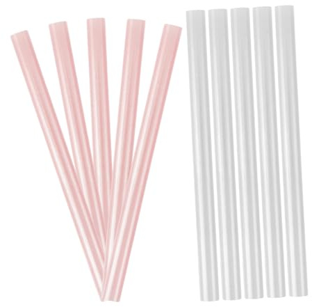 Alipis 10pezzi Stick Colla Caldo Colorati Strisce Colla Caldo Metallici Stick Fai Da Te Forte Adesività Strumenti Per Artigianato